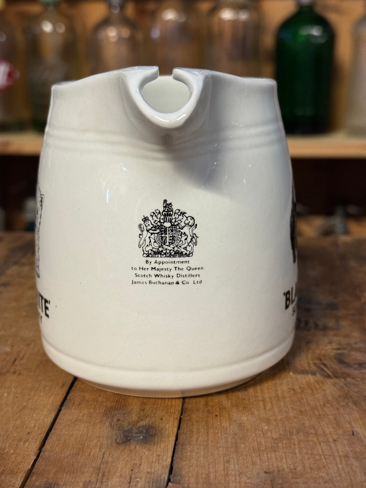 Black & White Scotch wiskey jug 1960/70s