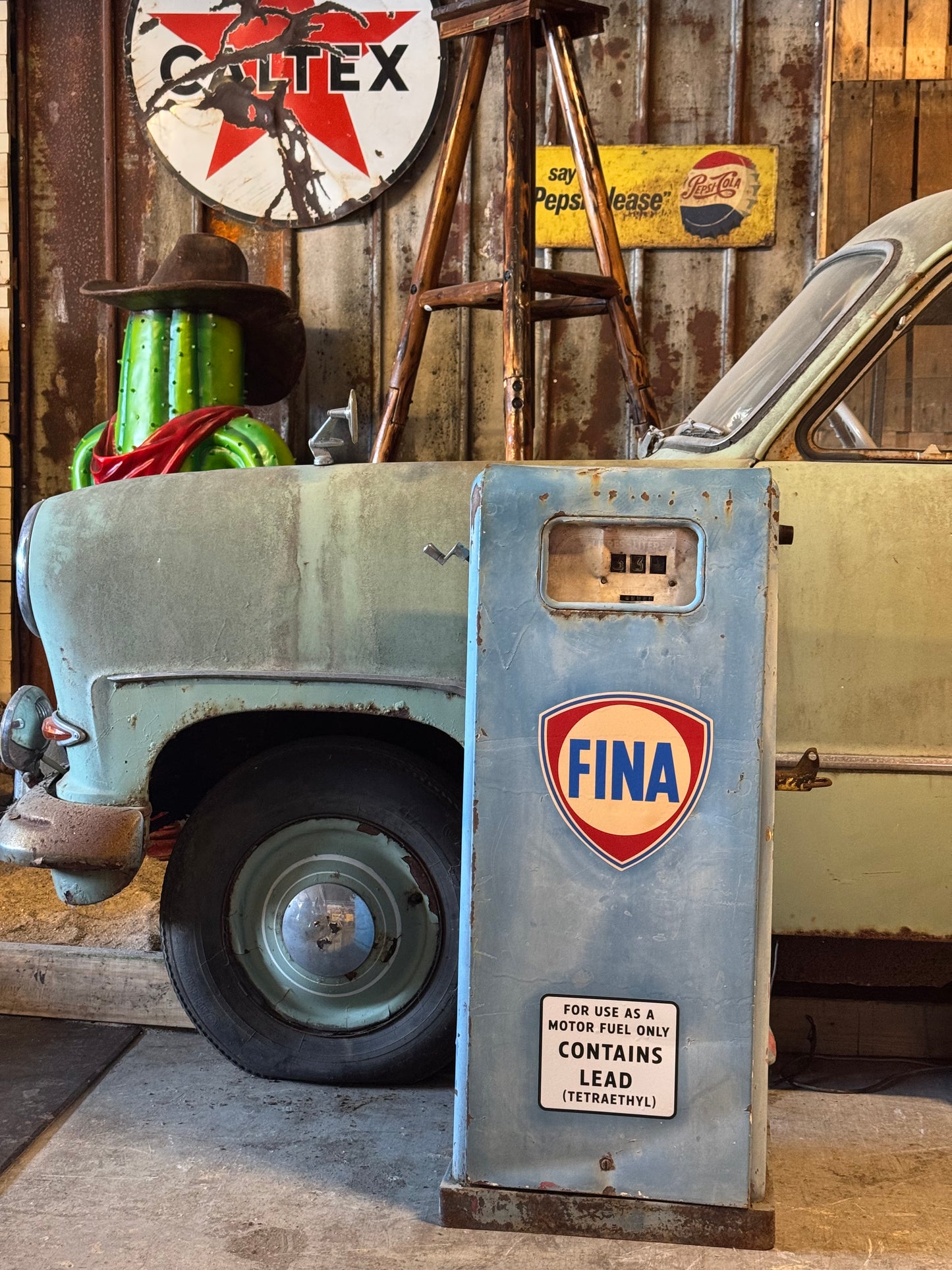 Benzinstander 1950/60erne