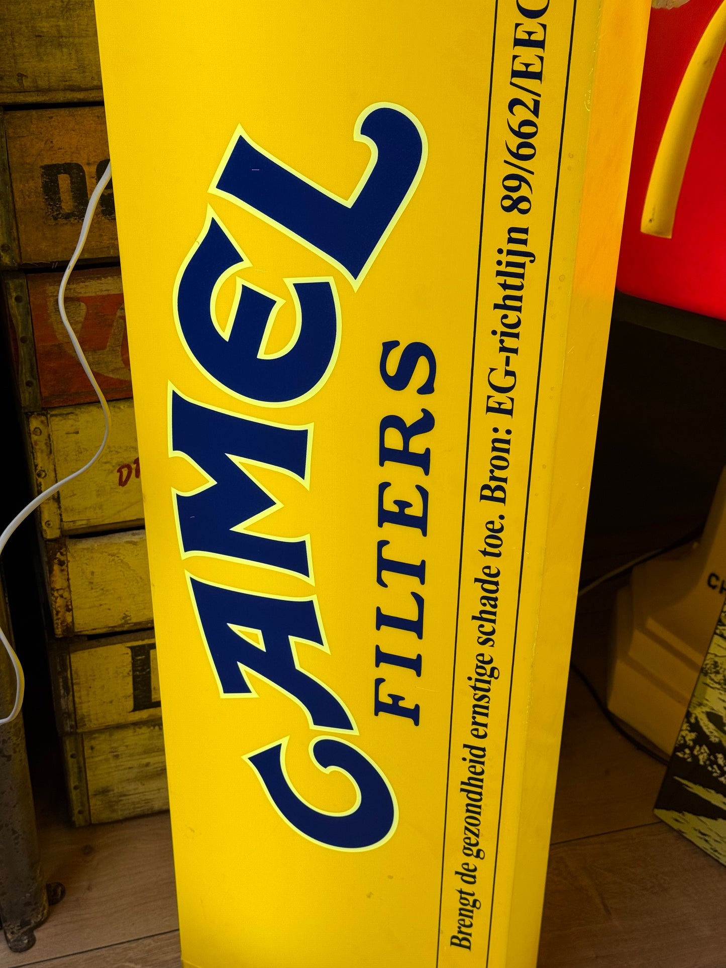 Camel lys skilt
