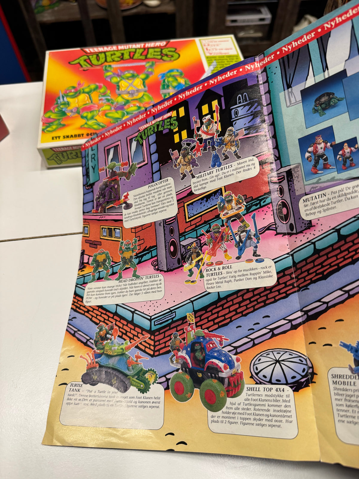 TMNT reklameblad Dansk
