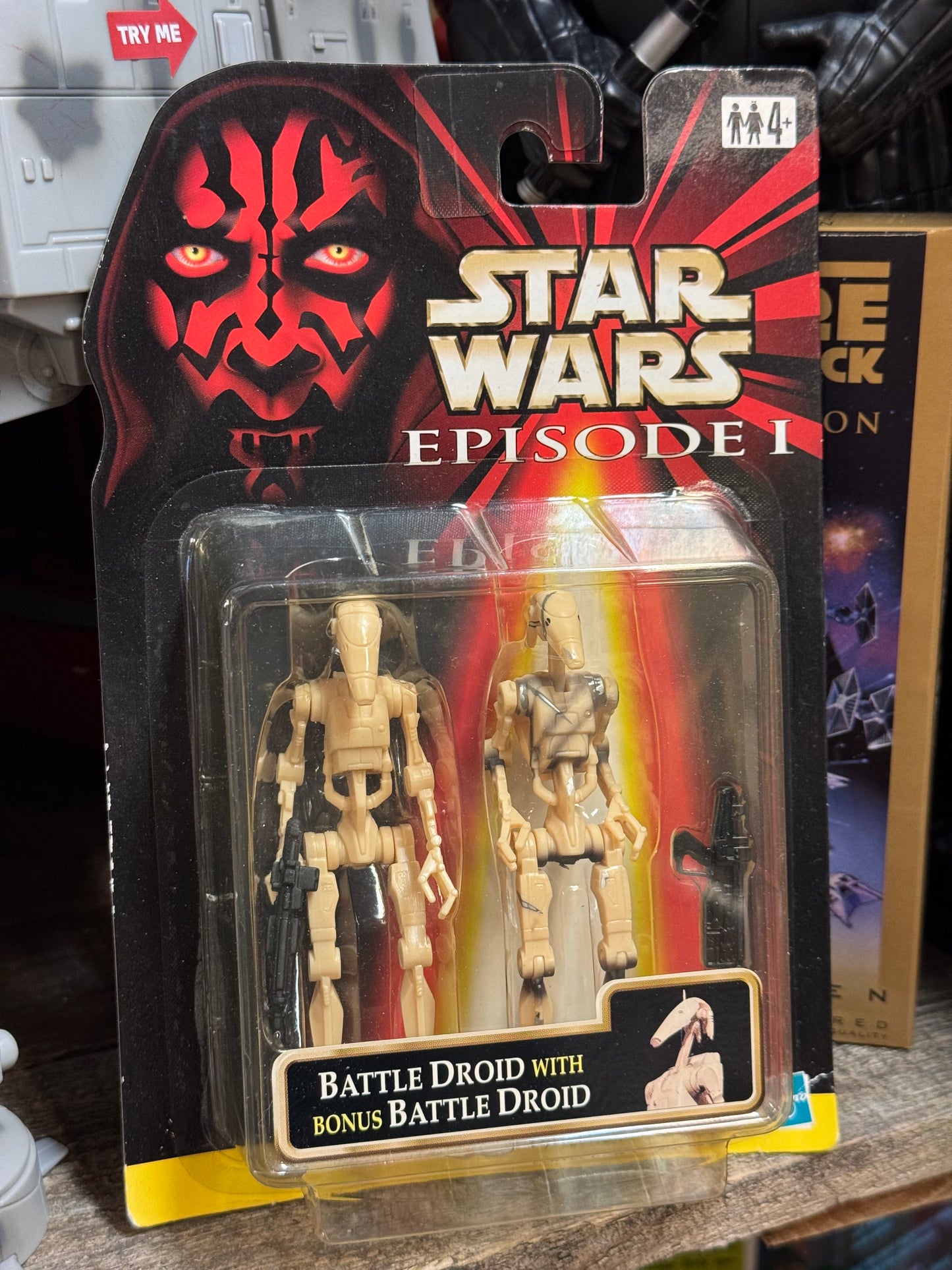 Star Wars Episode I: The Phantom Menace "Battle Droid with Bonus Battle Droid"
