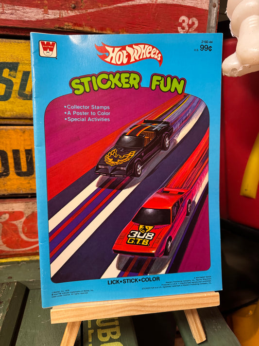 Hot wheels sticker fun 1978