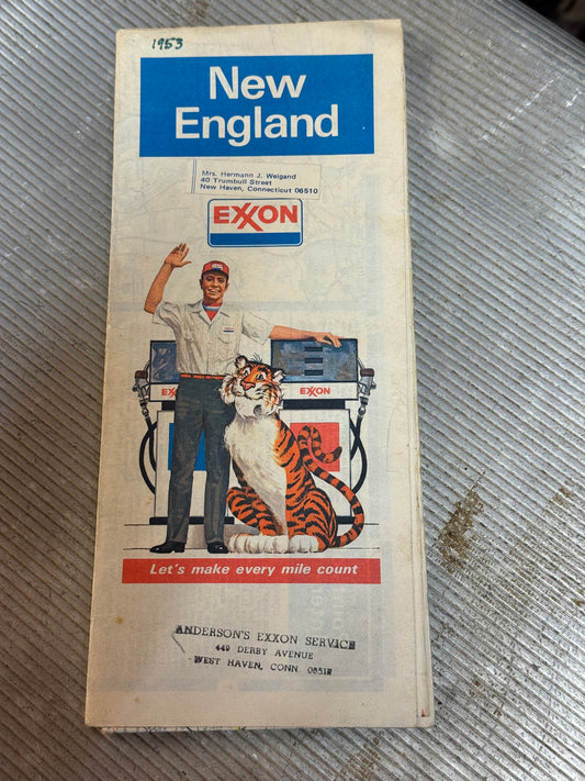 Esso vejkort - England