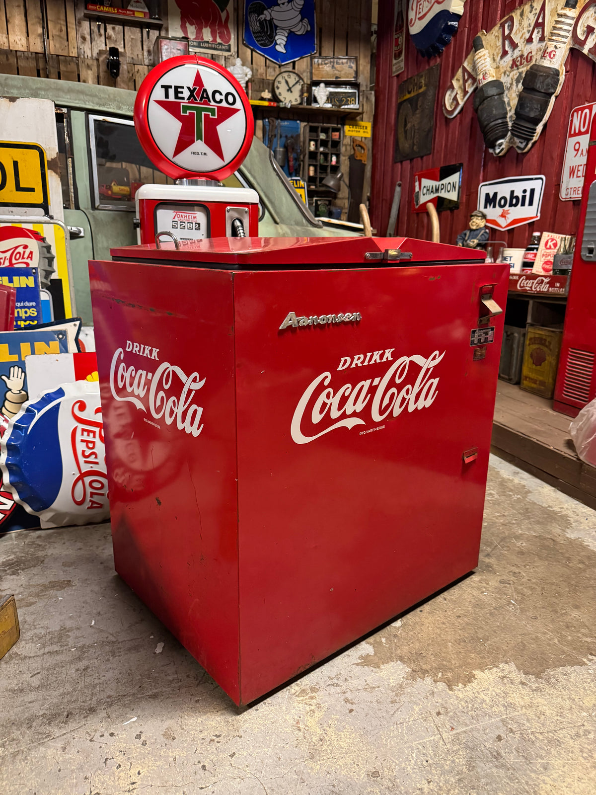 Coca Cola køler 1950/60erne