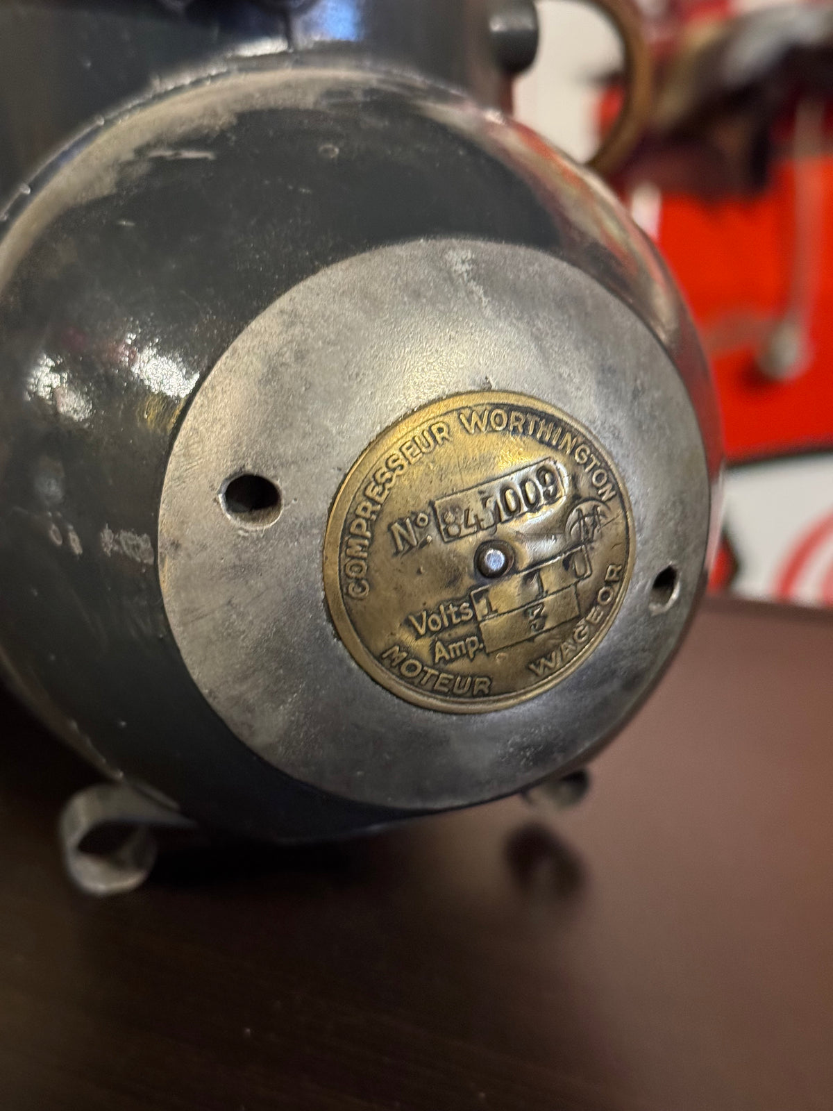 Michelin Bibendum-luftkompressor 1920-1930erne