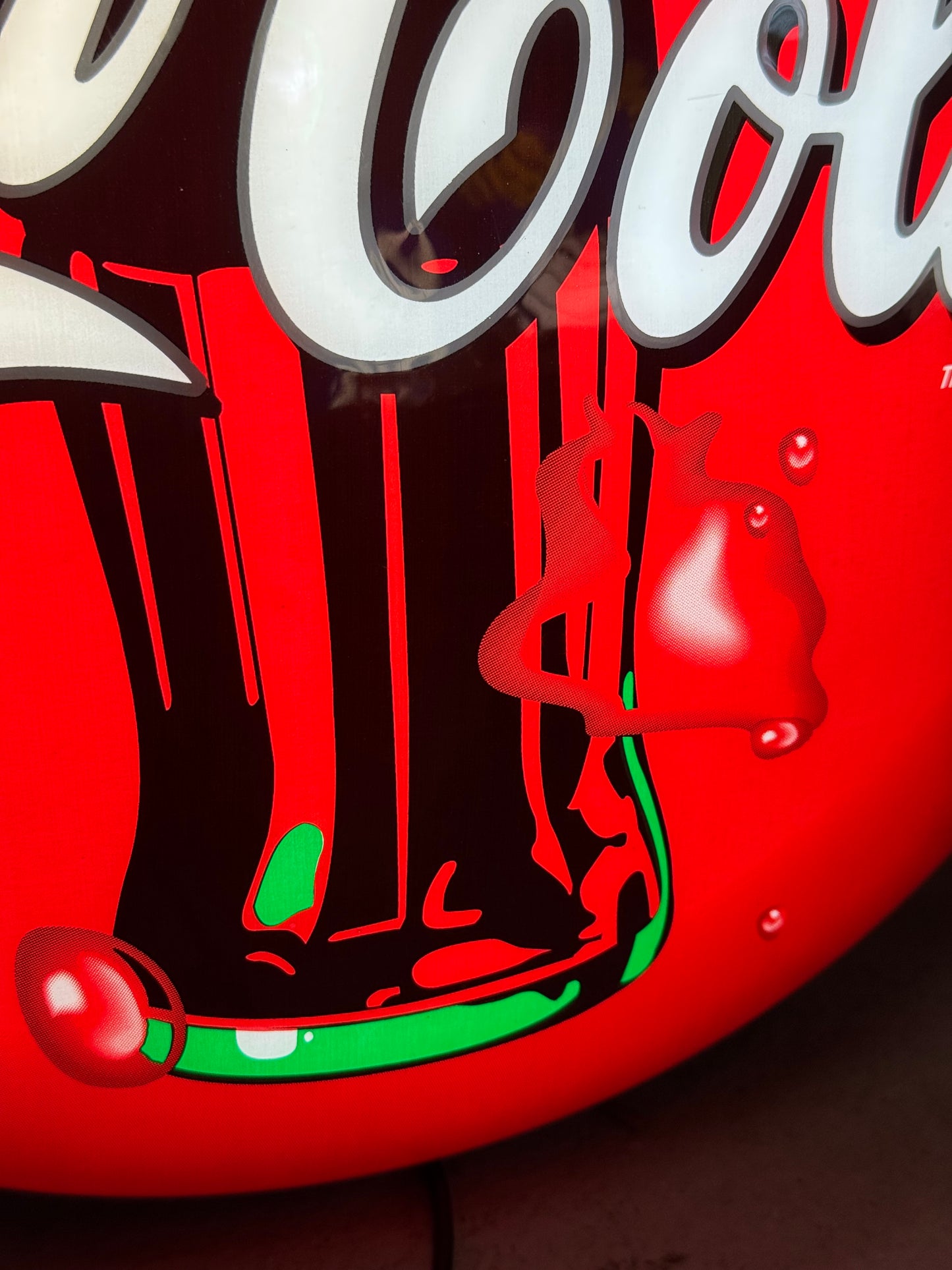 Coca Cola lysskilt