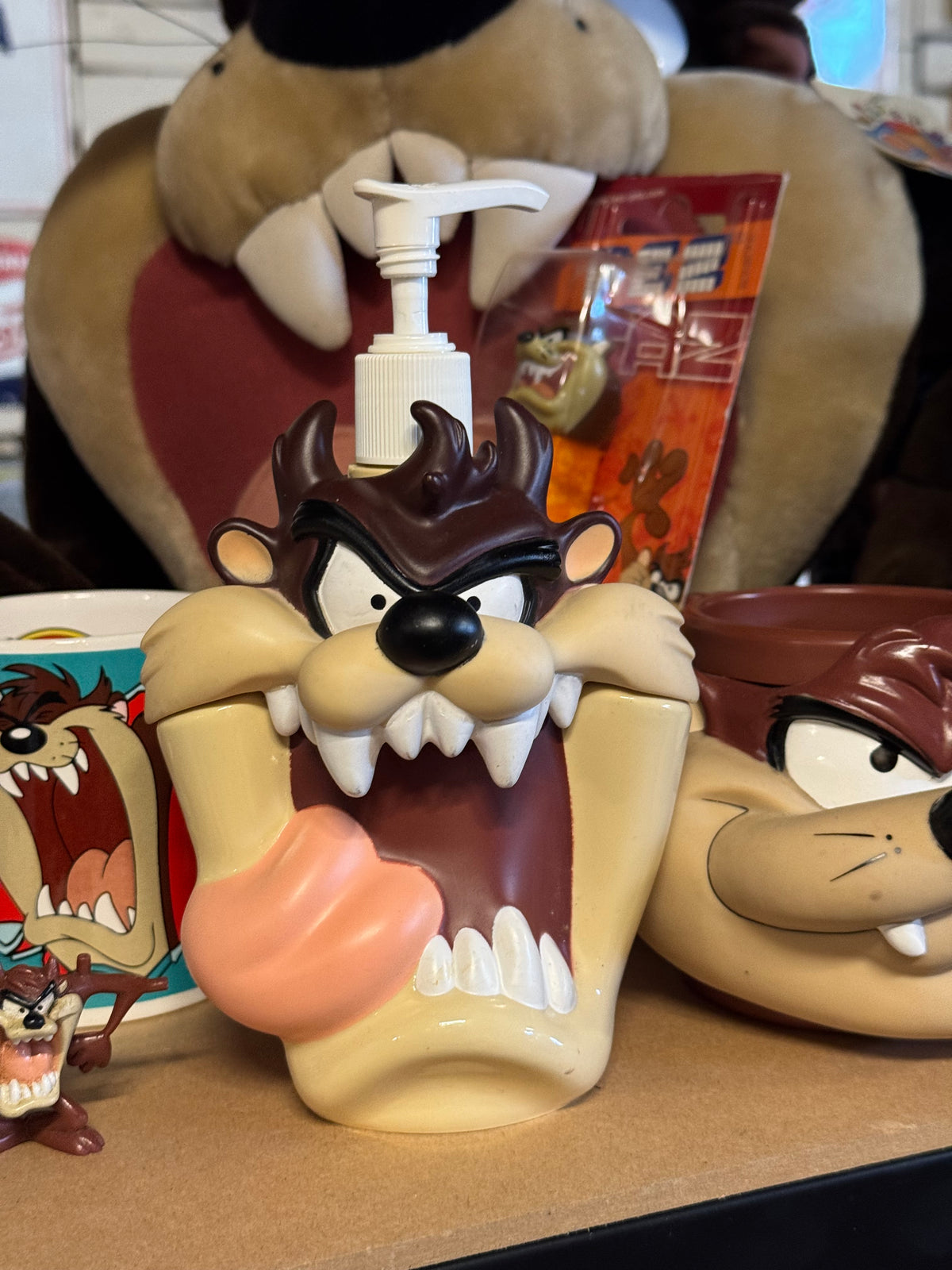 Looney Tunes Taz sæbedispenser 1990erne