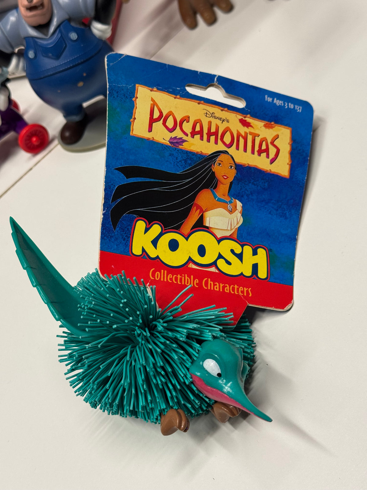 vintage Disney's Pocahontas Koosh Collectible Characters kolibrien Flit 1995