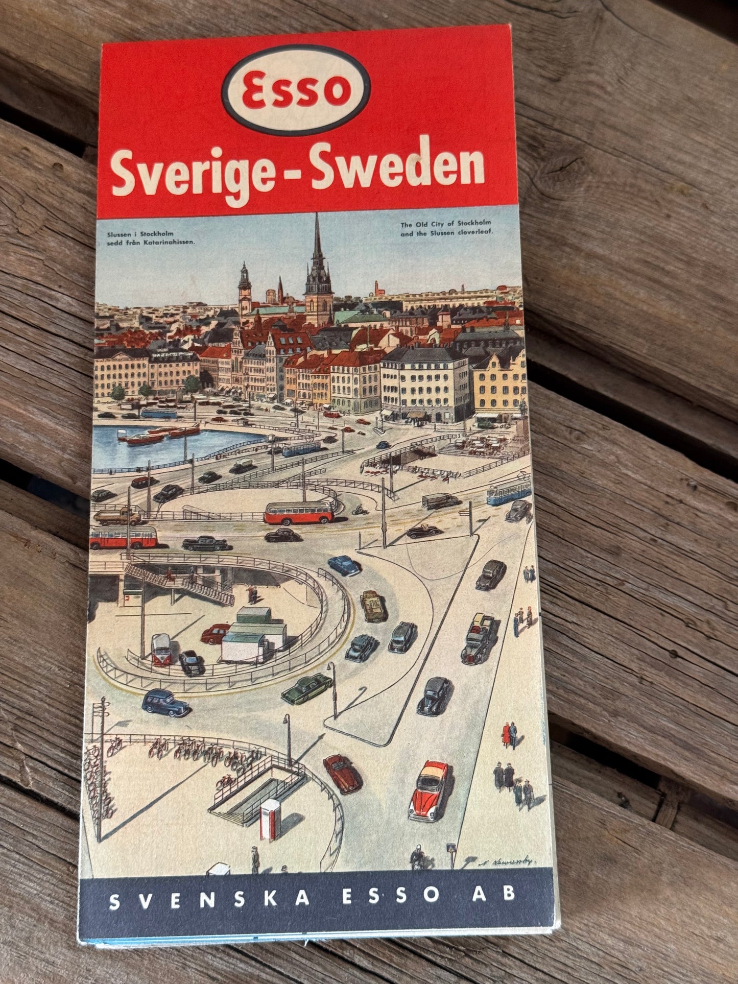 Esso vejkort Sverige