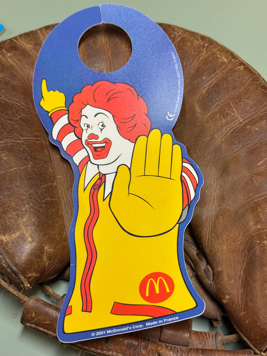 Ronald McDonald 2001 Dørskilt
