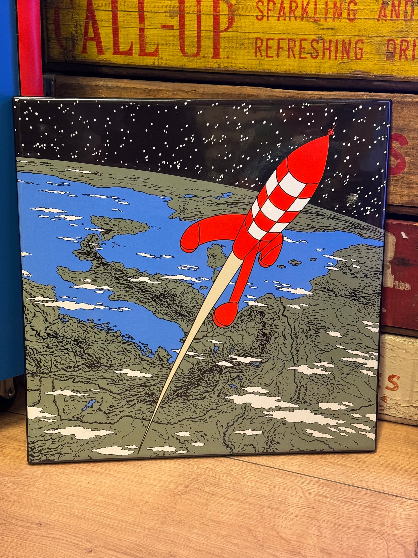 Tintin Emaljeskilt