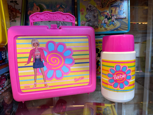 Barbie lunchbox med termoflaske 1998