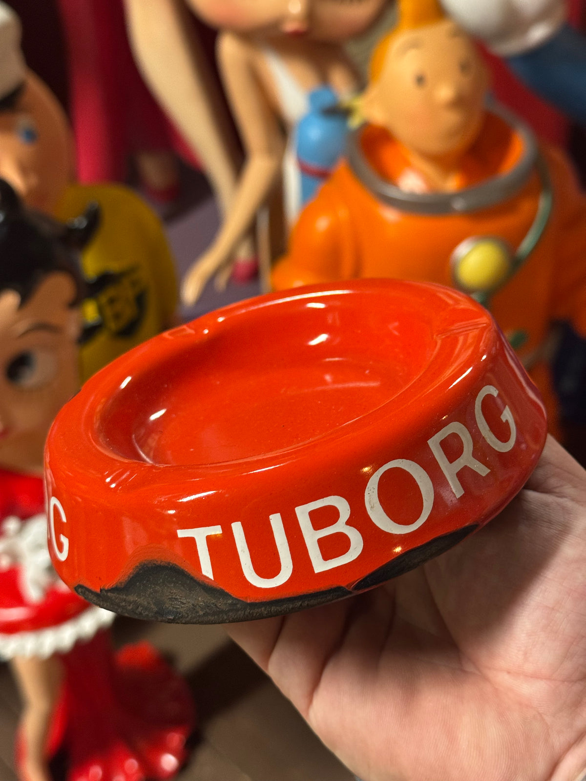Tuborg emalje askebæger 1950-1958