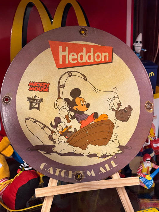 Anders And & Mickey Mouse emalje skilt