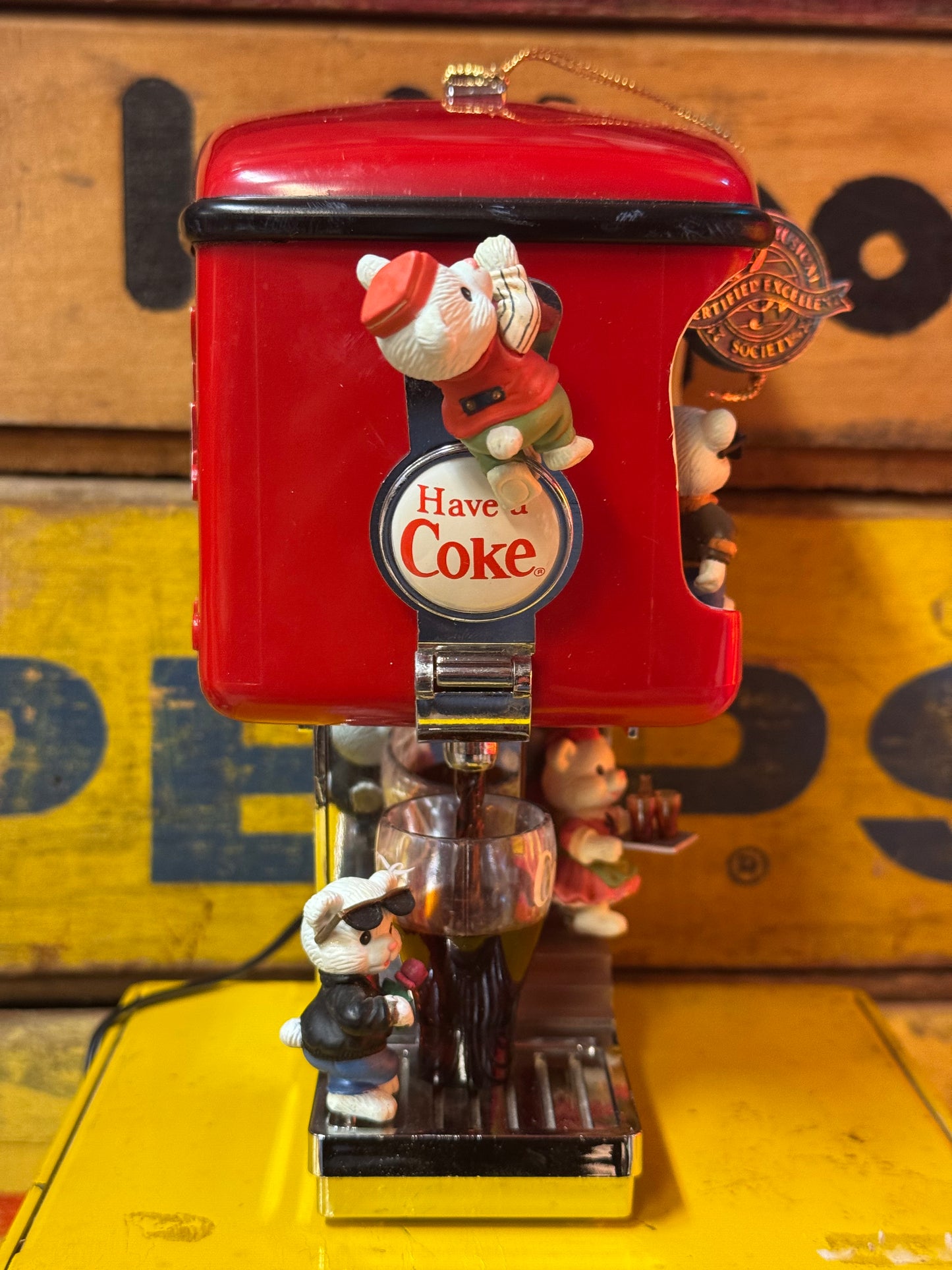 Enesco Coca-Cola "The Soda Shop Hop" 1991