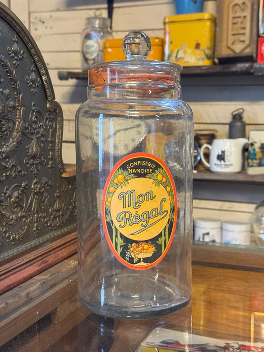 Fransk vintage slikglas - Mon Régal
