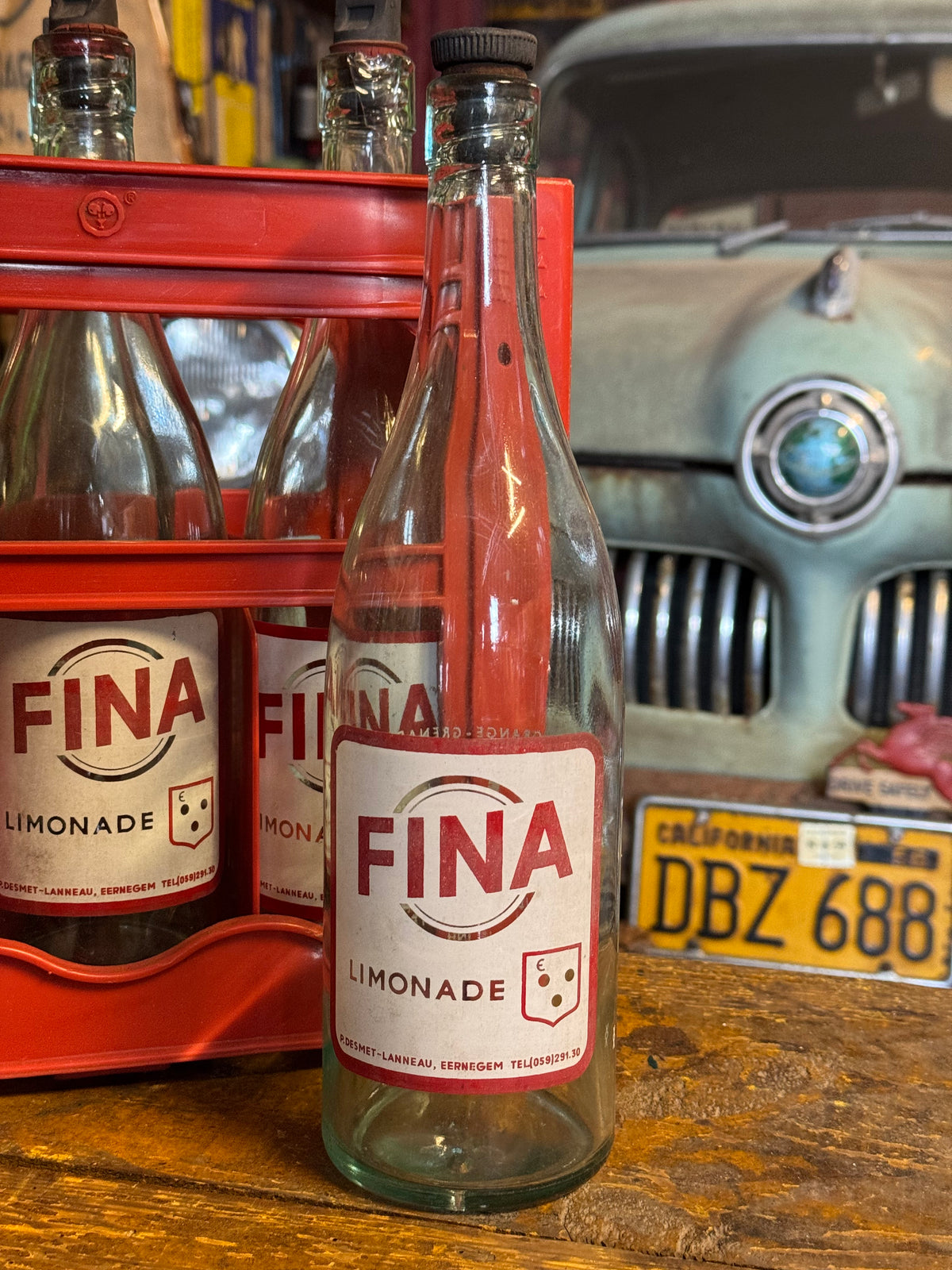 FINA limonade flaske sæt 1960erne