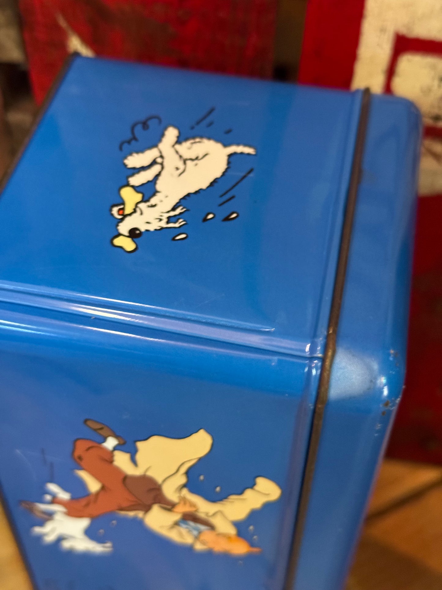 Tintin blå box