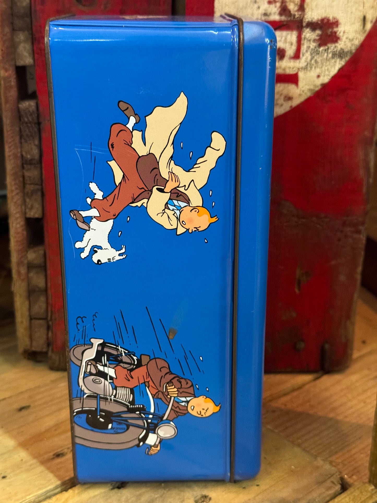 Tintin blå box