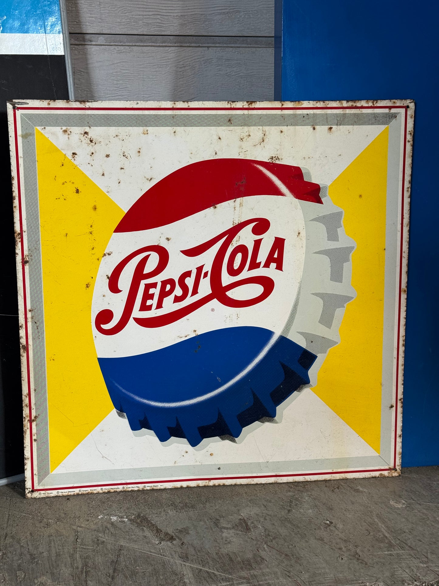 Pepsi Cola blik skilt