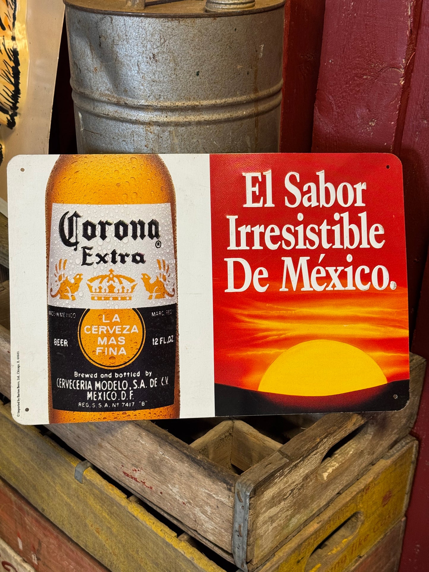 Corona Extra blikskilt