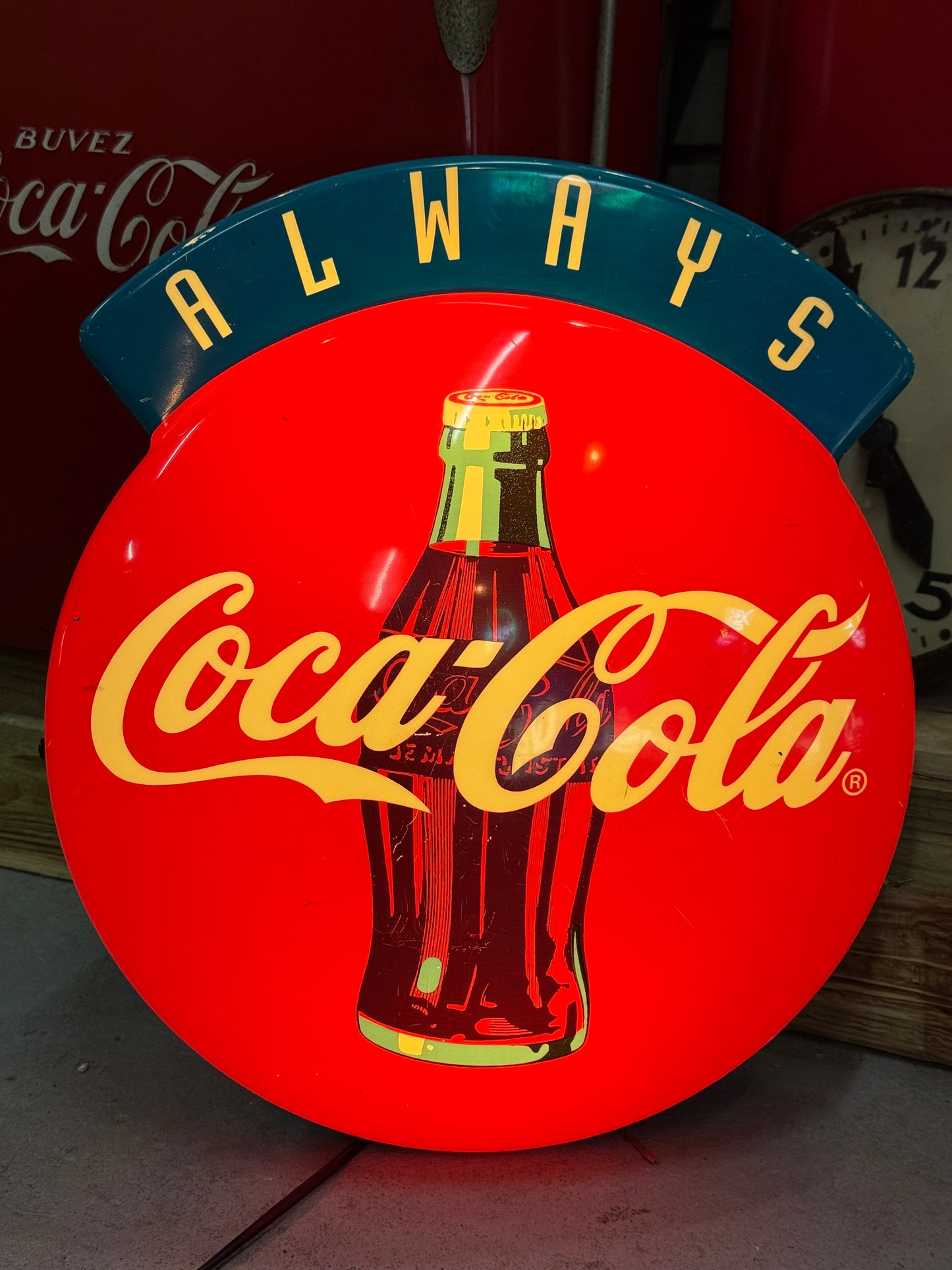 Coca Cola always lysskilt