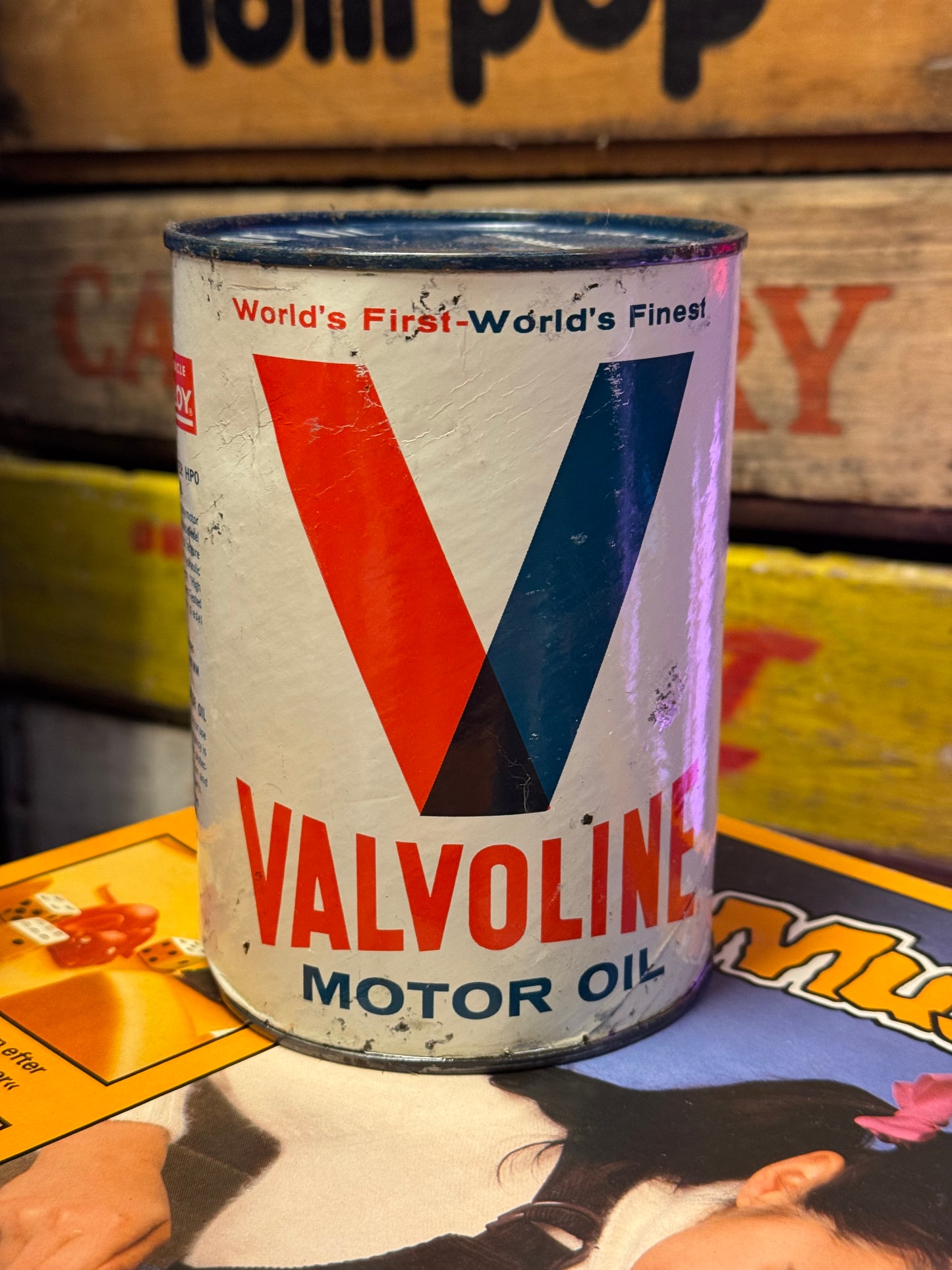 Valvoline oliedåse
