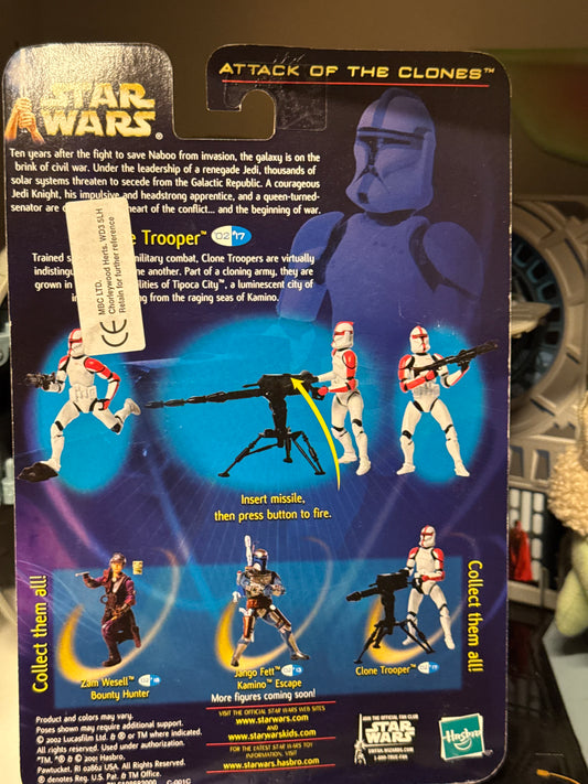 Star Wars Saga Series Clone Trooper (Attack of the Clones) actionfigur 2002