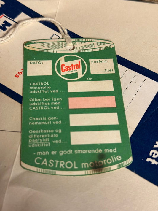 Castrol smøreseddel