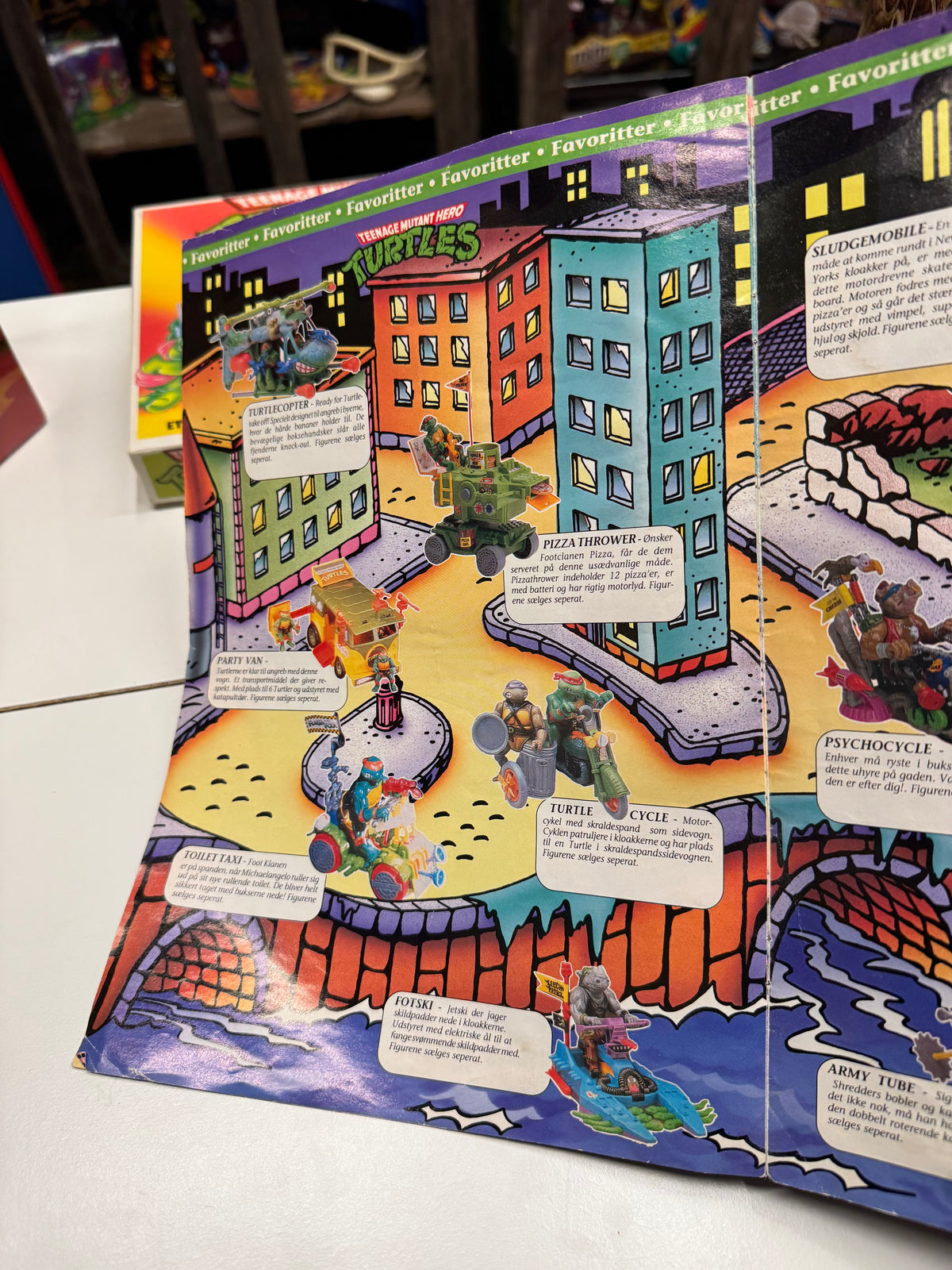 TMNT reklameblad Dansk
