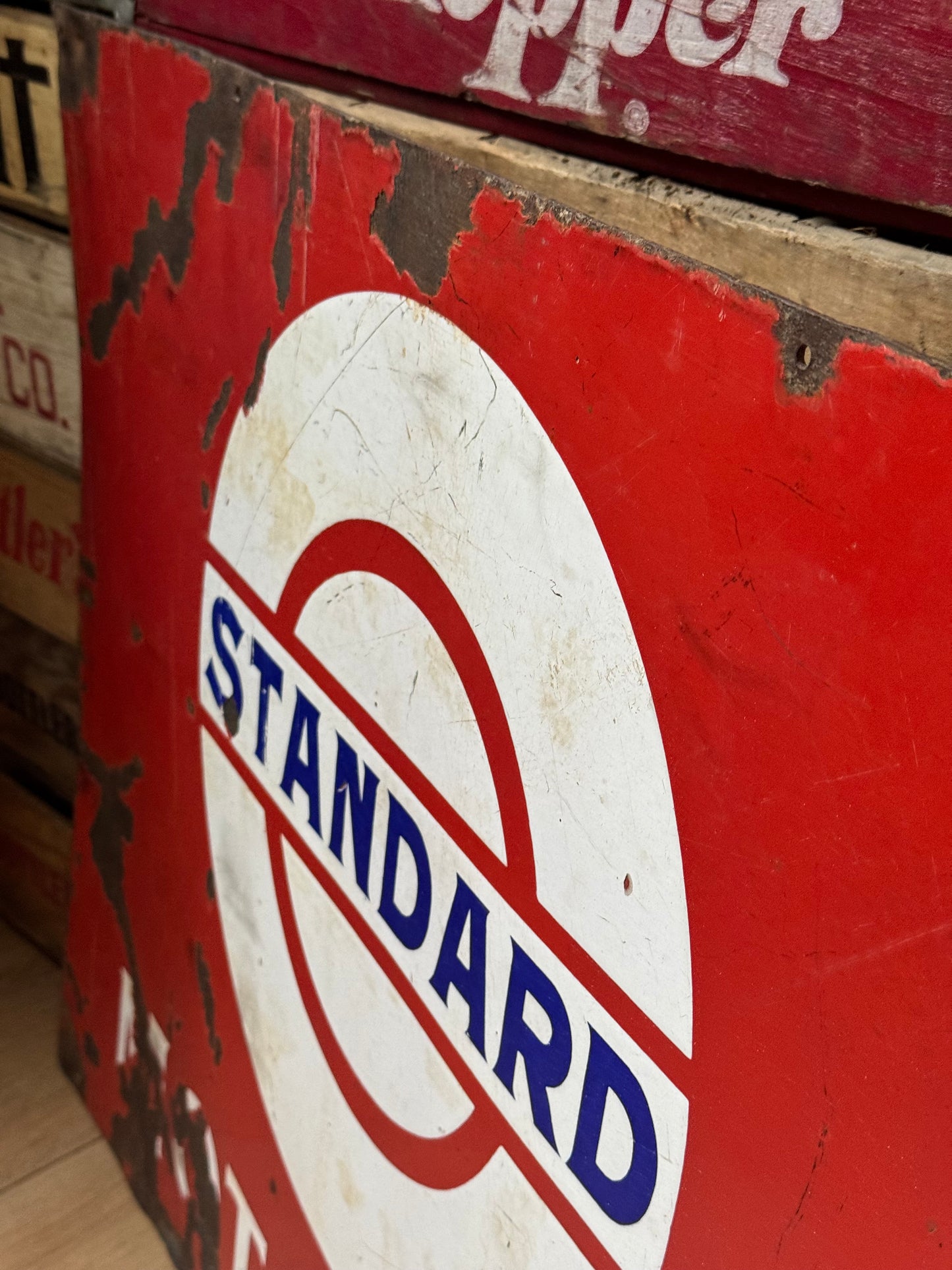 Standard Motor Oil Emaljeskilt