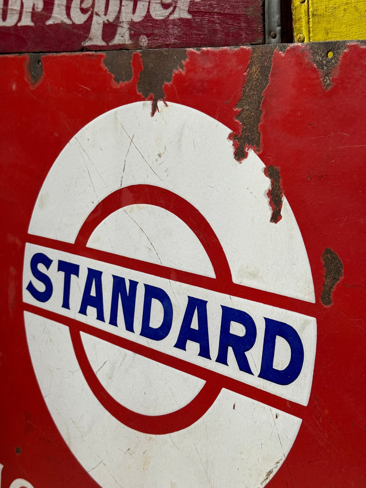 Standard Motor Oil Emaljeskilt