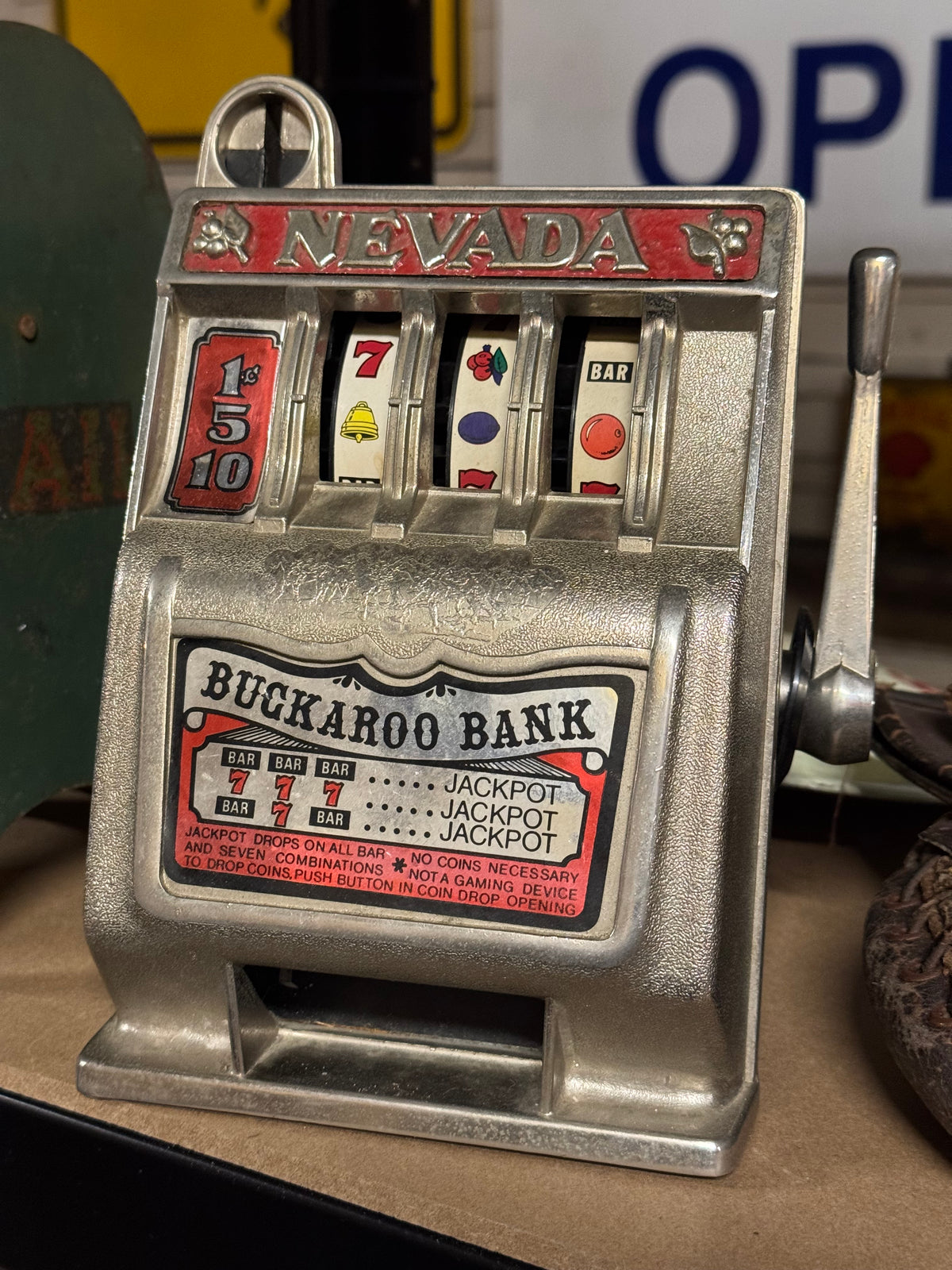 Nevada sparebøsse 1960/70s