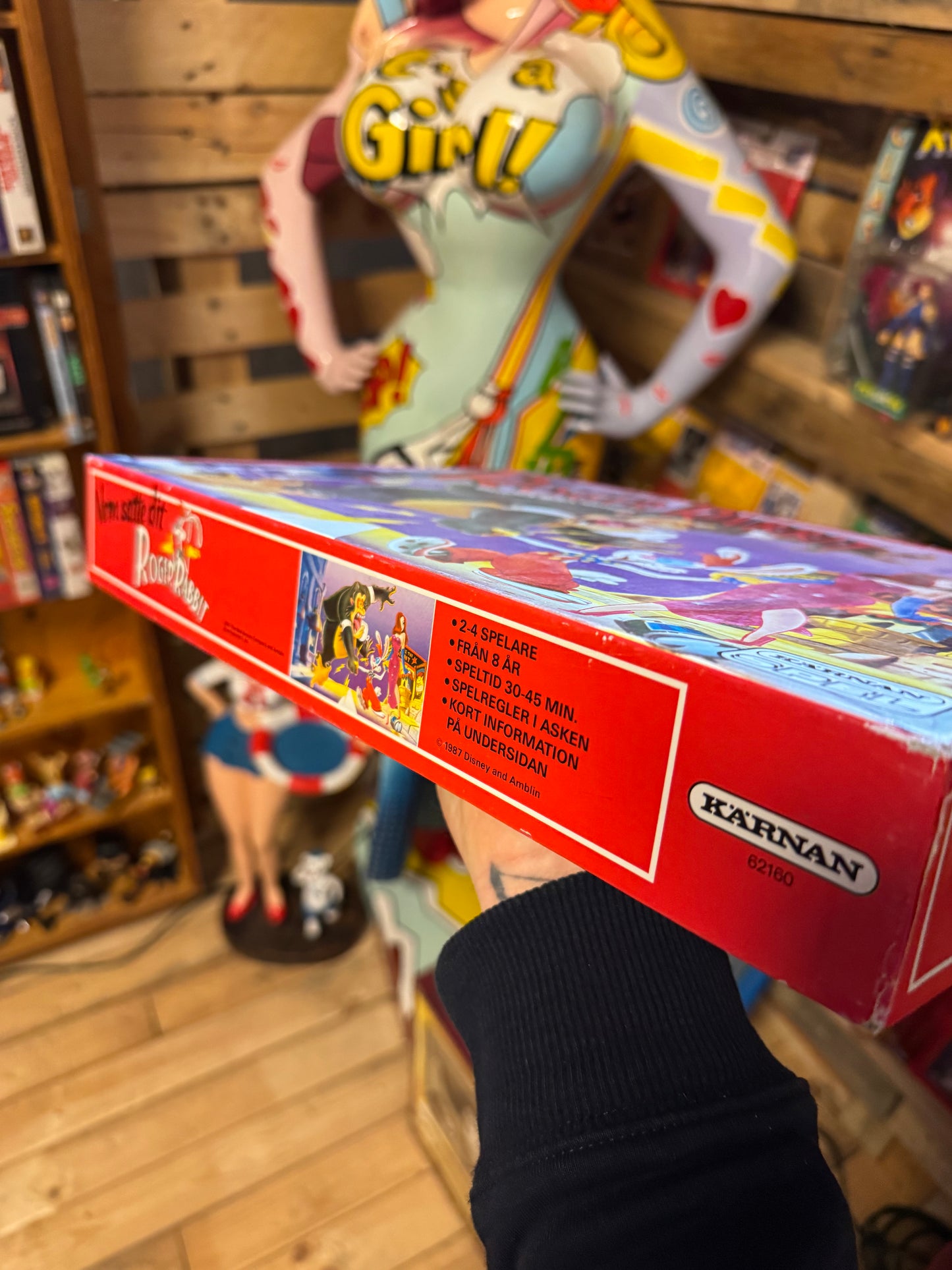 Roger Rabbit brætspil 1987