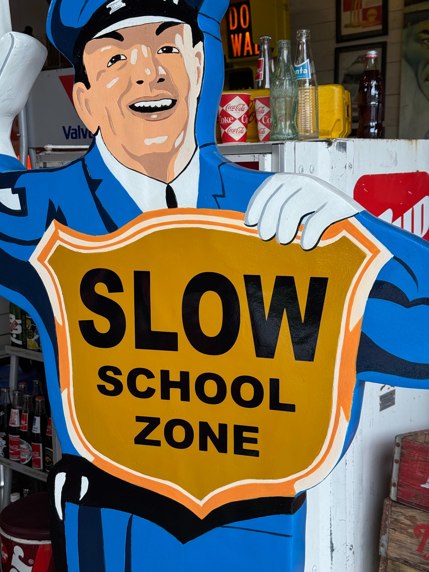 Coca Cola Slow School zone