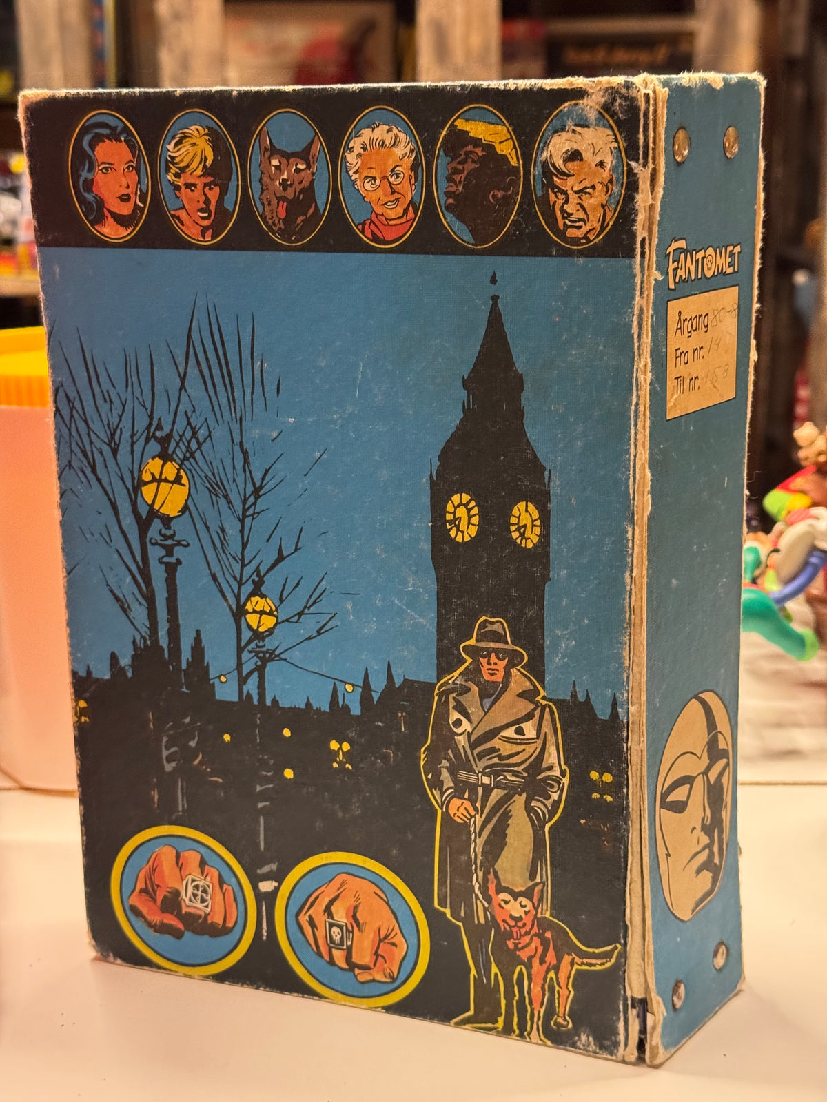 Fantomet samlemappe. Nr. 147-158 årgang 1980-1988