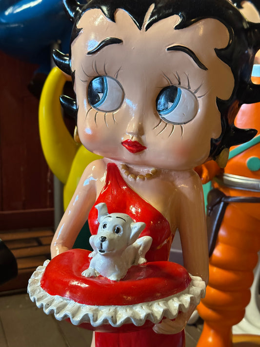 Betty Boop med hund