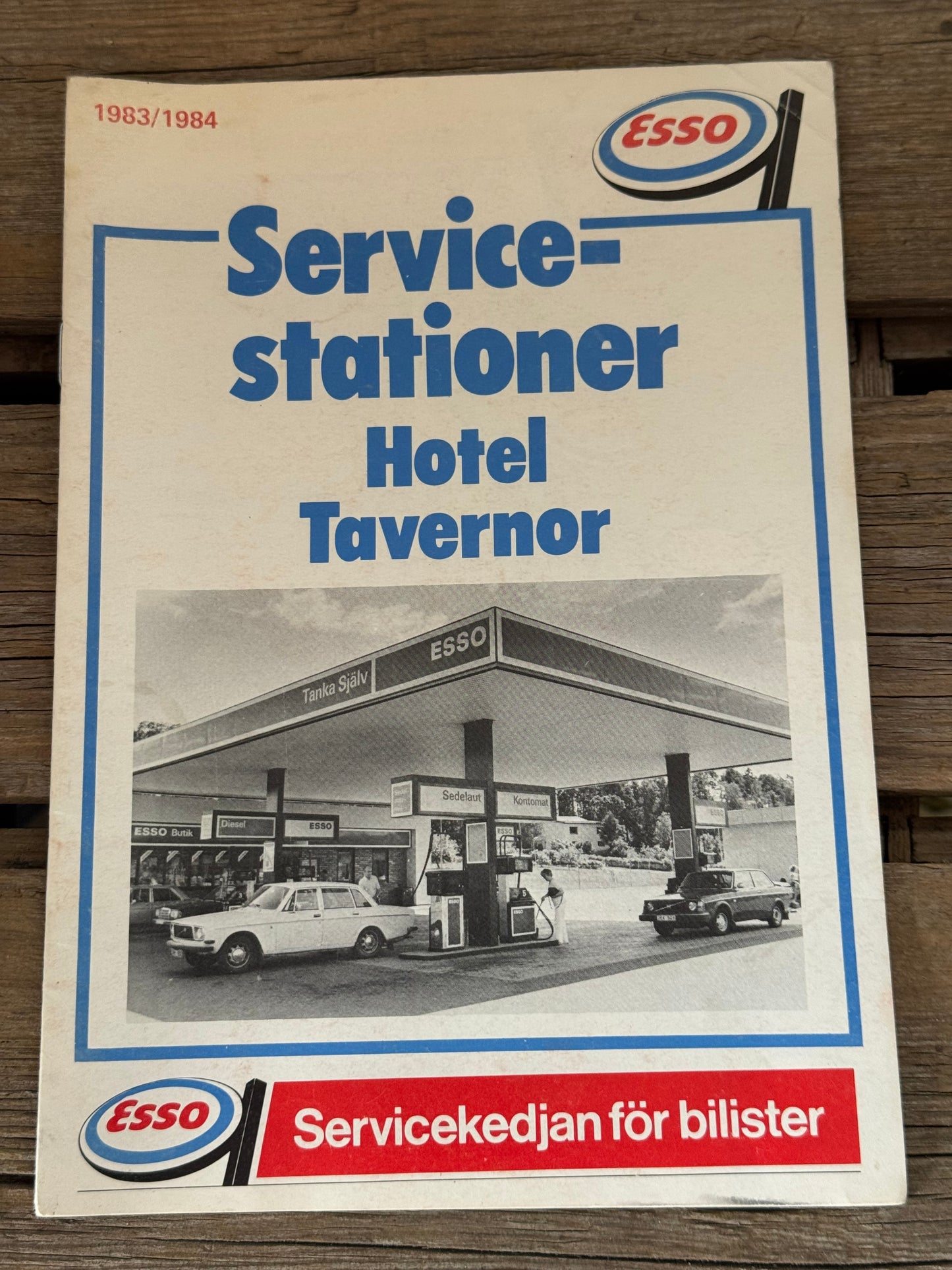 Esso service- og korthæfte