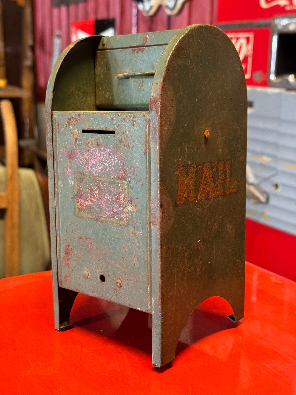 U.S. mailbox sparebøsse 1950s