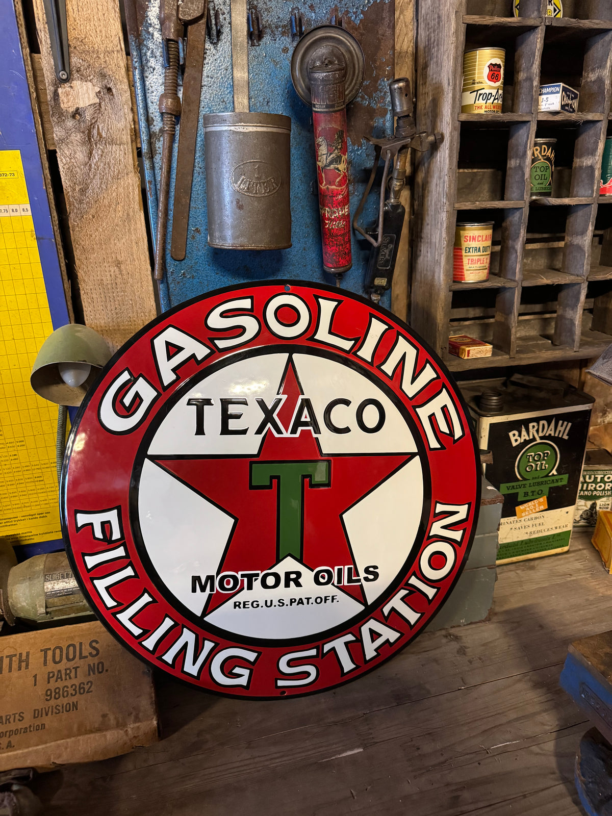 Texaco Emaljeskilt