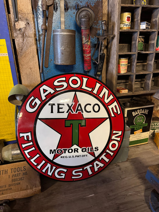 Texaco Emaljeskilt