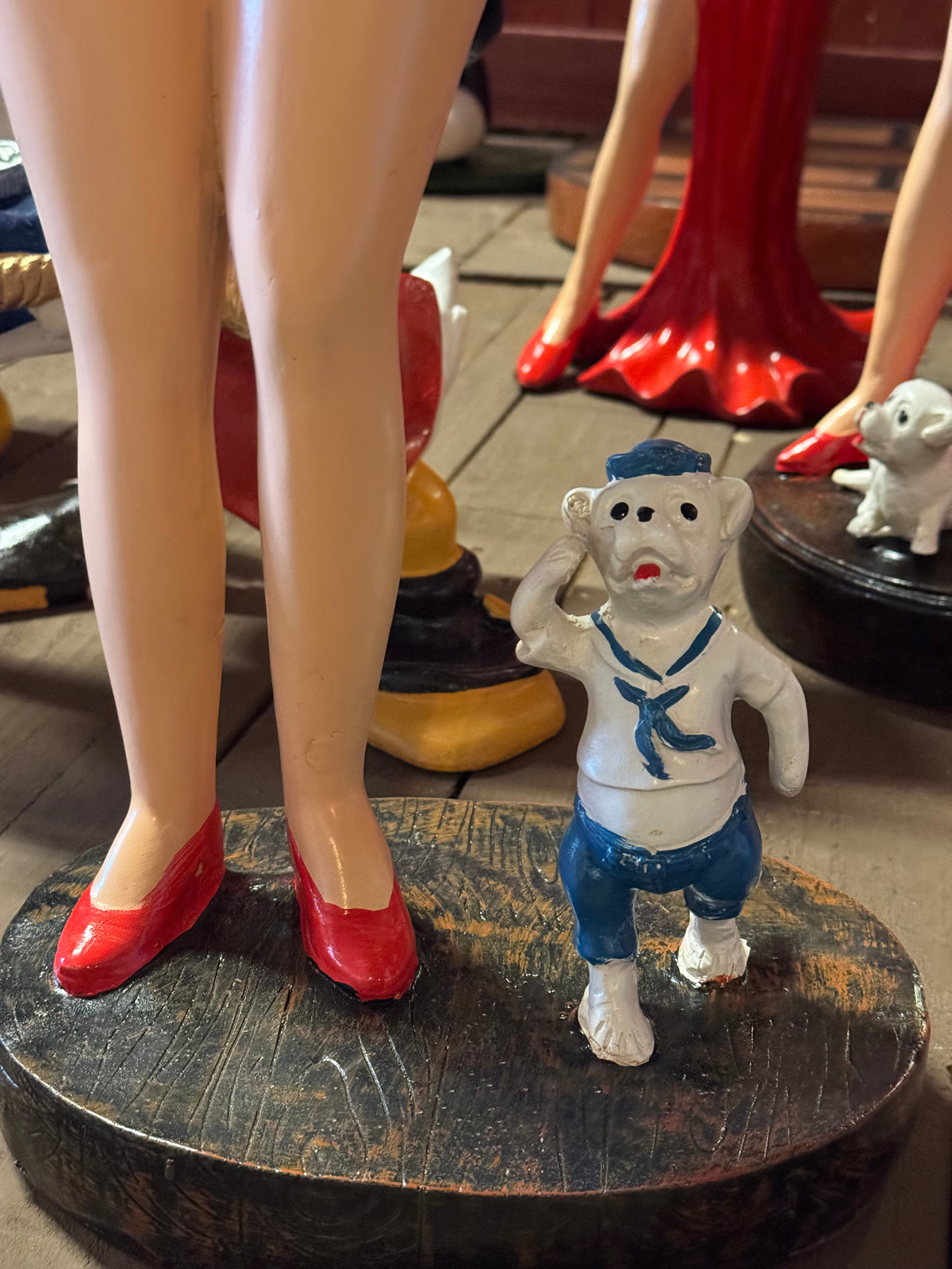 Betty Boop sailor med bakke