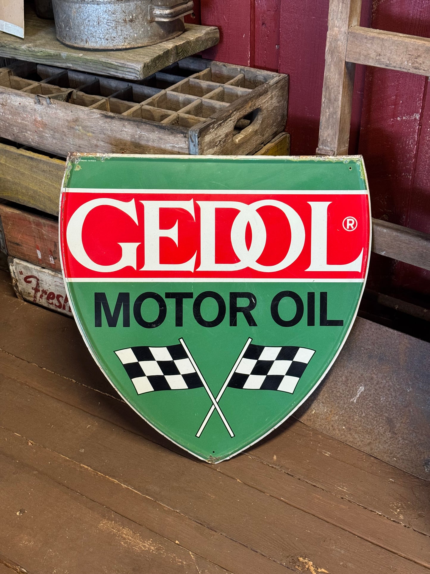 Gedol Motor Oil blikskilt