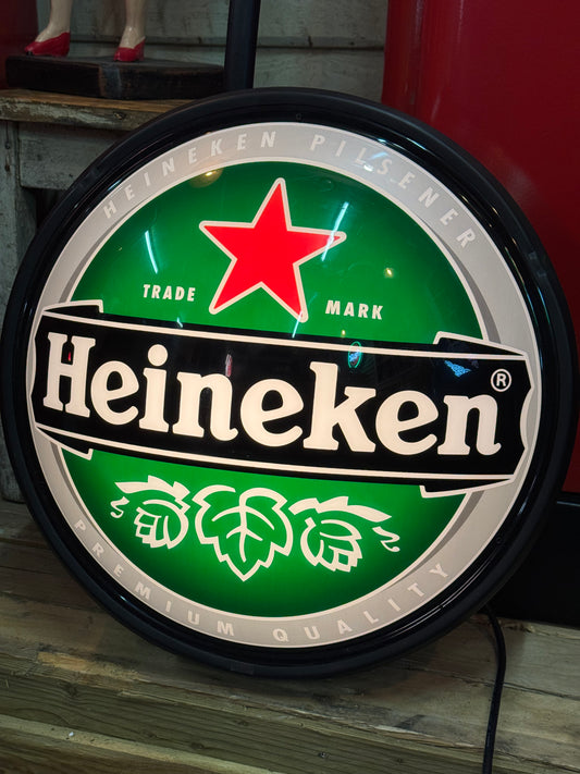 Heineken lysskilt