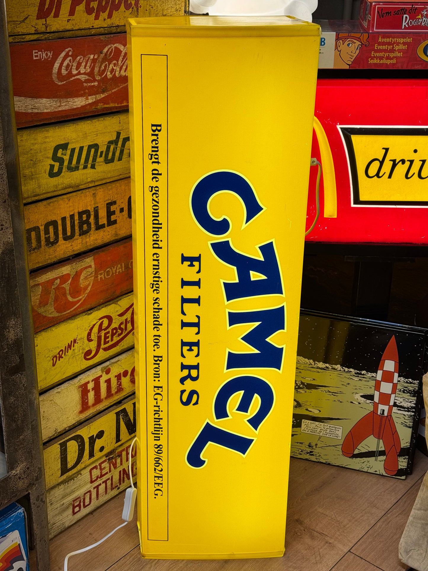 Camel lys skilt