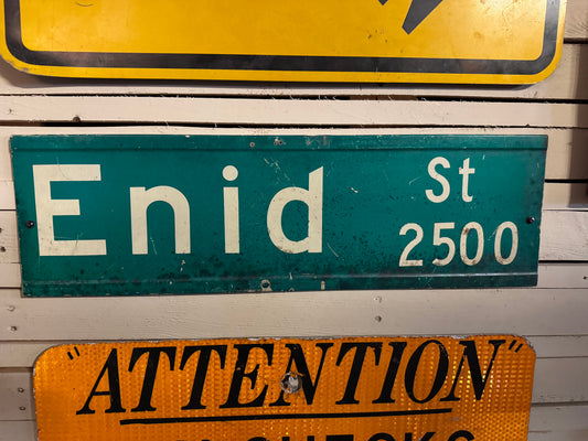 Enid 2500 st skilt