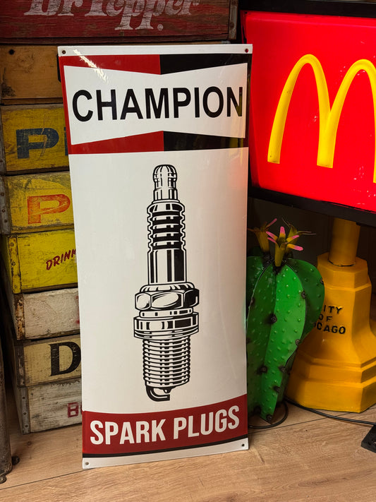 Champion - Emaljeskilt