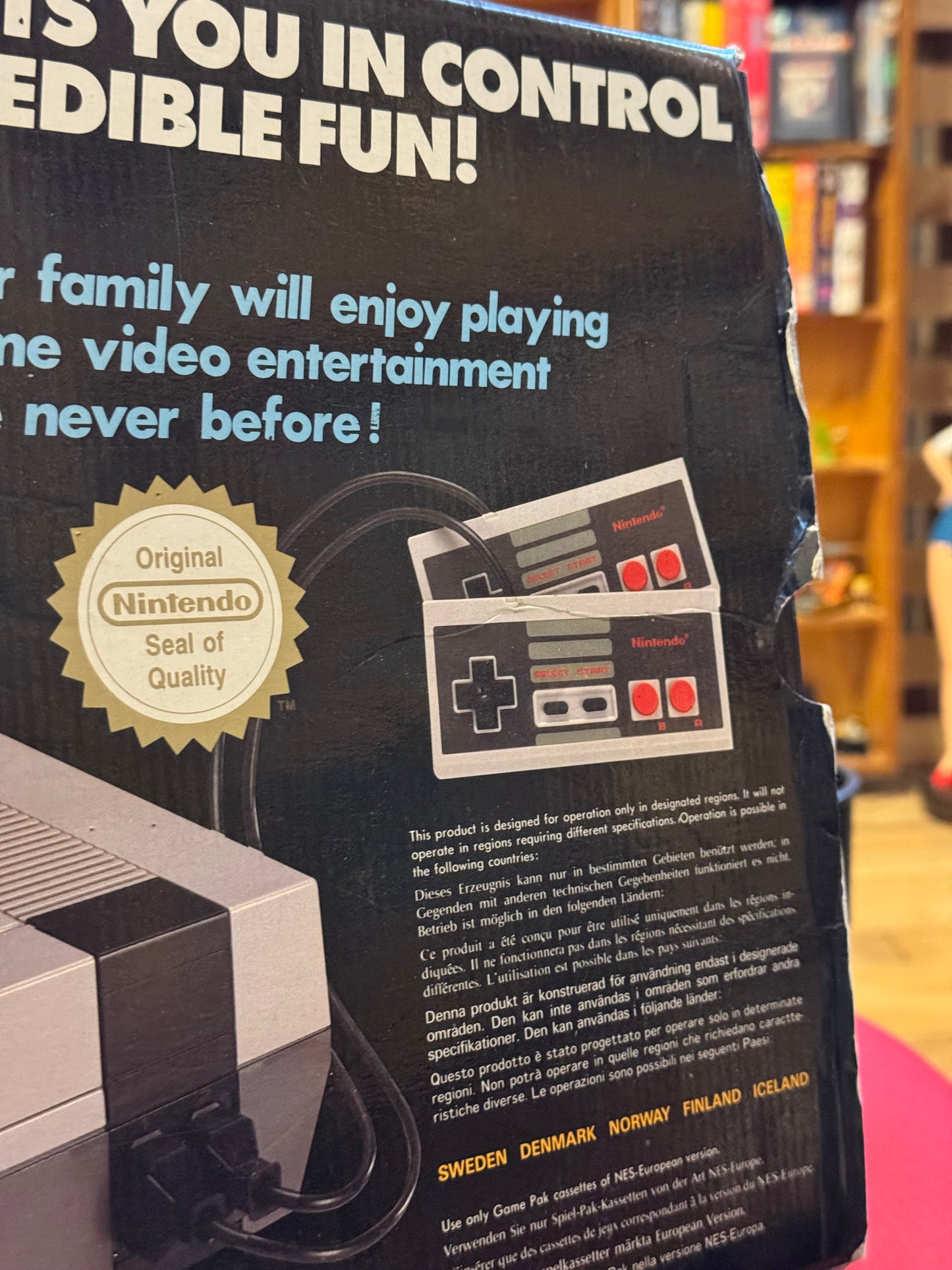 Nintendo NES konsol - Komplet