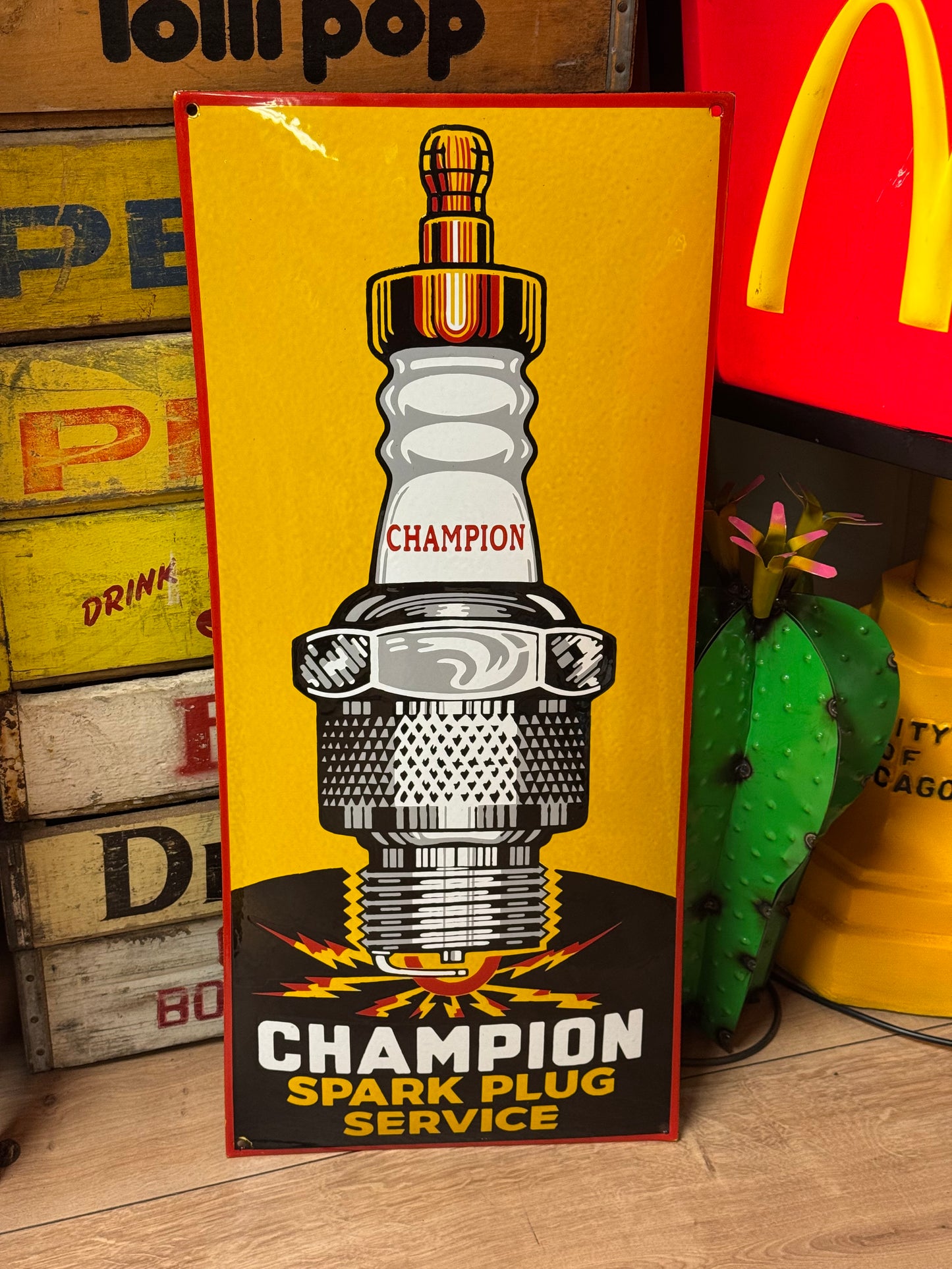 Champion - Emaljeskilt