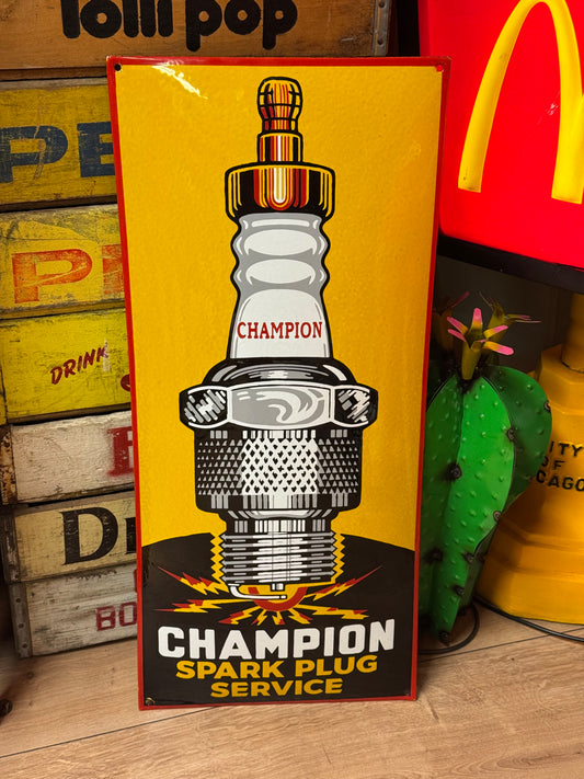 Champion - Emaljeskilt